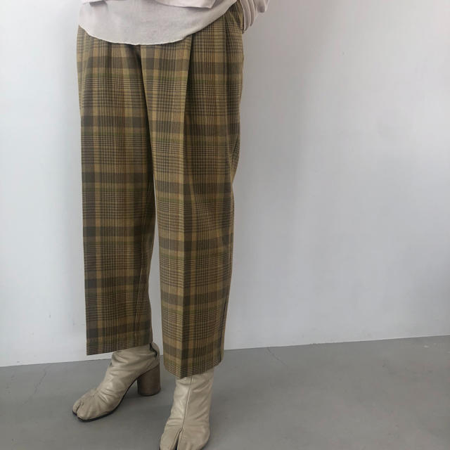 TODAYFUL - TODAYFUL Check Tuck Pantsの通販 by ari｜トゥデイフル