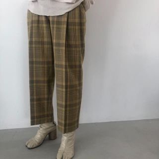 トゥデイフル(TODAYFUL)のTODAYFUL Check Tuck Pants(カジュアルパンツ)