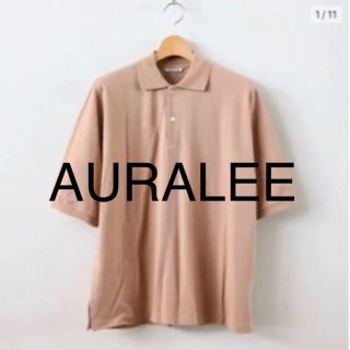 コモリ(COMOLI)のAURALEE  SUPER SOFT PIQUE BIG POLO 19ss(ポロシャツ)