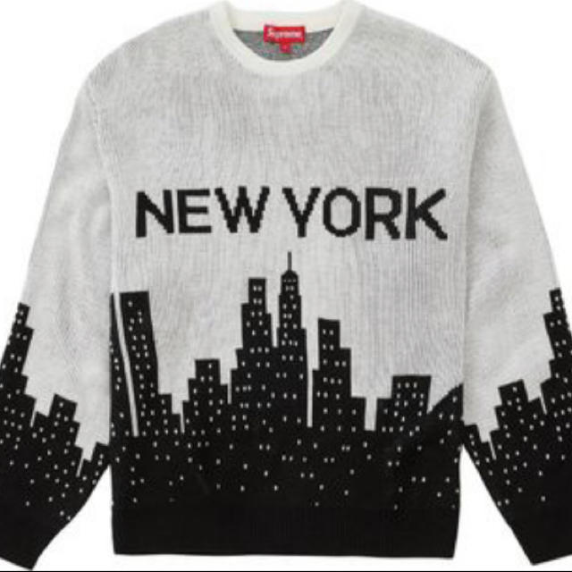 【20SS】Supreme New York Sweater ホワイト