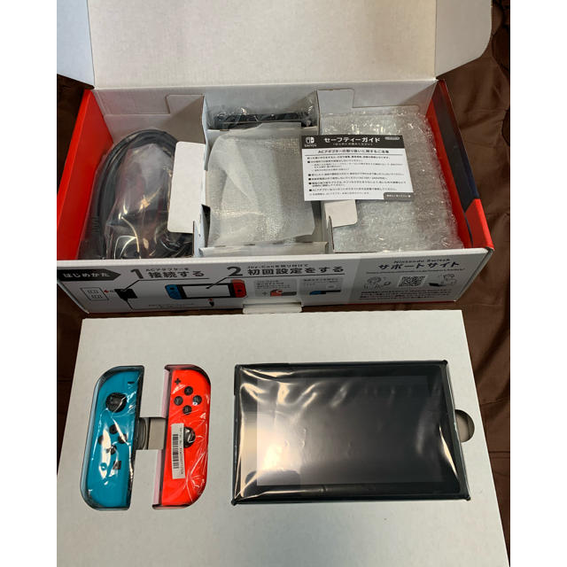 任天堂　switch 本体　ネオン　美品　完品