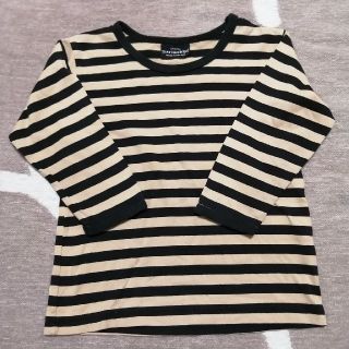 マリメッコ(marimekko)の【難あり】marimekko　トップス　ボーダー　シャツ　キッズ　80-90(シャツ/カットソー)