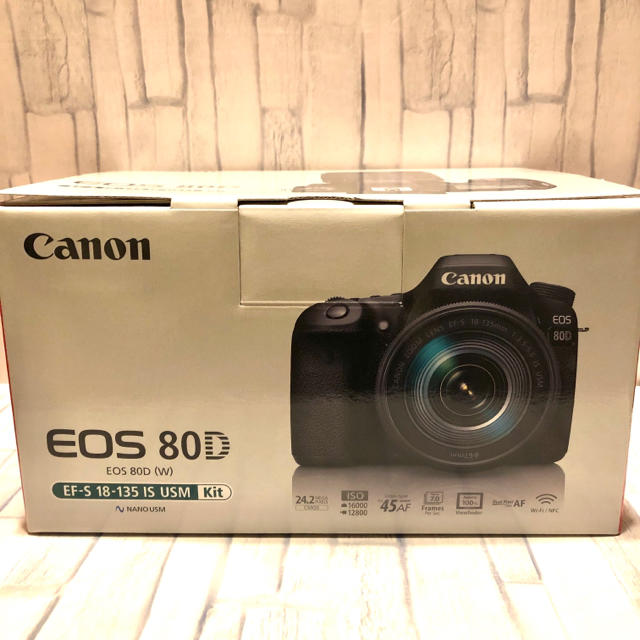 Canon デジタル一眼EOS80D レンズキットデジタル一眼