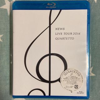 ニュース(NEWS)のNEWS LIVE TOUR 2016 QUARTETTO 通常盤Blu-ray(アイドル)