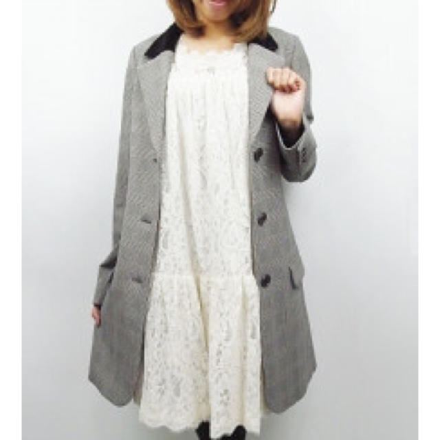me & me couture(ミーアンドミークチュール)の値下げ☆グレンチェックジャケット レディースのジャケット/アウター(テーラードジャケット)の商品写真