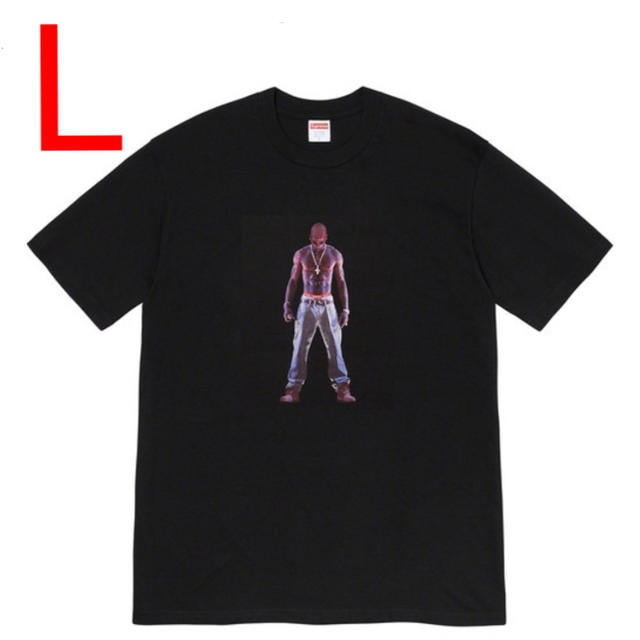 新品未使用購入場所【Lサイズ】送料無料 シュプリーム 2PAC Tシャツ 黒 ブラック ポンチョ有