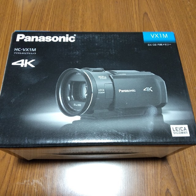 新品未開封　Panasonic 4Kビデオカメラ　HC-VX1M-T