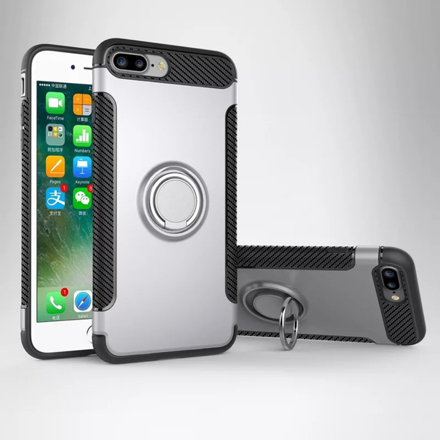 iPhoneXs Max　ケース　黒　リング付き　落下防止 スマホ/家電/カメラのスマホアクセサリー(iPhoneケース)の商品写真