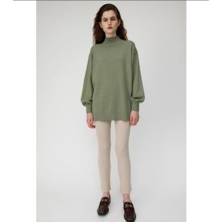 マウジー(moussy)のmoussy リブニットフレアパンツ(カジュアルパンツ)