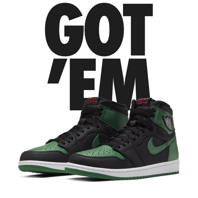 NIKE(ナイキ)のNike Air Jordan 1 “ PINE GREEN ” 28.5cm メンズの靴/シューズ(スニーカー)の商品写真