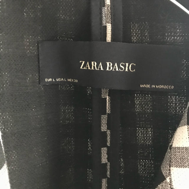 ZARA(ザラ)のZARA ギンガムチェック オーバーサイズコート レディースのジャケット/アウター(スプリングコート)の商品写真