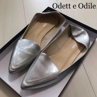 オデットエオディール(Odette e Odile)の★Odett e Odile シルバー ローパンプス(ハイヒール/パンプス)