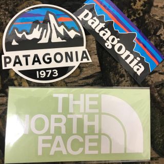 パタゴニア(patagonia)の★超特価★新品未使用　ノースフェイス&パタゴニア　切り文字　白&スコープ&P6(その他)