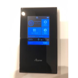 エヌイーシー(NEC)のSIMフリー　Wi-Fi   モバイルルーター　Aterm  MR04LN(スマートフォン本体)