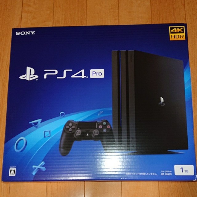 家庭用ゲーム機本体PlayStation4Pro CUH-7200B B01 新品、未使用