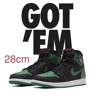 AIR JORDAN 1 RETRO HIGH PINE GREEN 28cm(スニーカー)