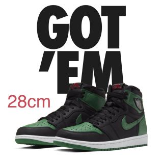 AIR JORDAN 1 RETRO HIGH PINE GREEN 28cm(スニーカー)