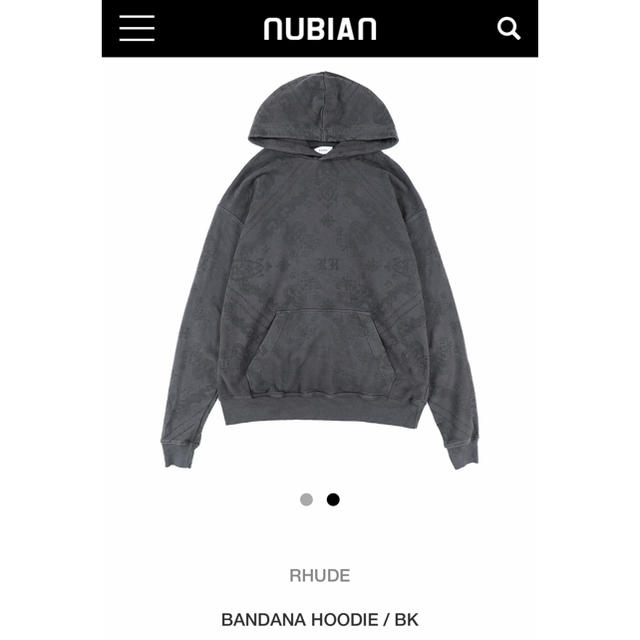 rhude ルード　パーカー　フーディー　オーバーサイズ