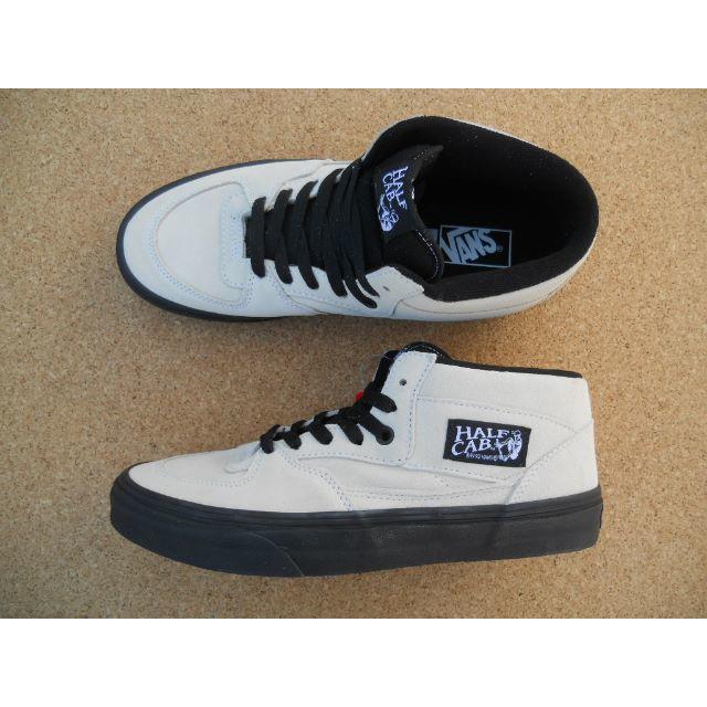 バンズ VANS HALF CAB 27,0cm 白黒