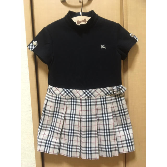 BURBERRY(バーバリー)のBurberry ワンピース　女の子用100cm スカートノヴァチェック柄 キッズ/ベビー/マタニティのキッズ服女の子用(90cm~)(ワンピース)の商品写真