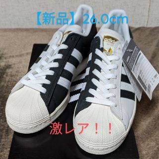 アディダス(adidas)の最終値下げ【激レア新品】adidas スーパースター “Black/White”(スニーカー)