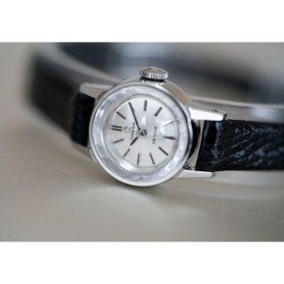 オメガ(OMEGA)の美品 オメガ デビル カットガラス シルバー 手巻き レディース Omega(腕時計)