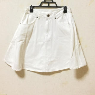 ウィゴー(WEGO)の白デニム♡スカート(ミニスカート)