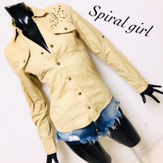 スパイラルガール(SPIRAL GIRL)のSpiral girl＊ミリタリーシャツ(シャツ/ブラウス(長袖/七分))