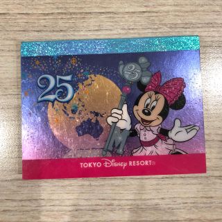 ディズニー(Disney)のディズニーリゾート　メモ帳　25周年記念(キャラクターグッズ)