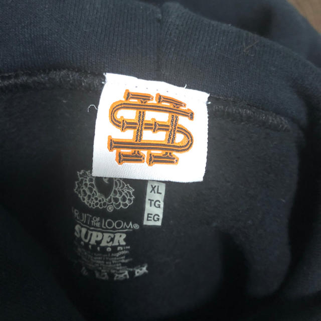 希少 逆タグ SEESEE ORIGINAL LOGO HOODIE XL メンズのトップス(パーカー)の商品写真