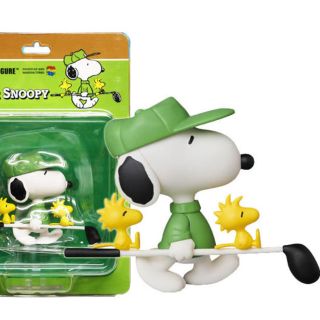 スヌーピー(SNOOPY)のスヌーピー ゴルファー姿の人形 約 6.7cm インテリアにも(ぬいぐるみ)