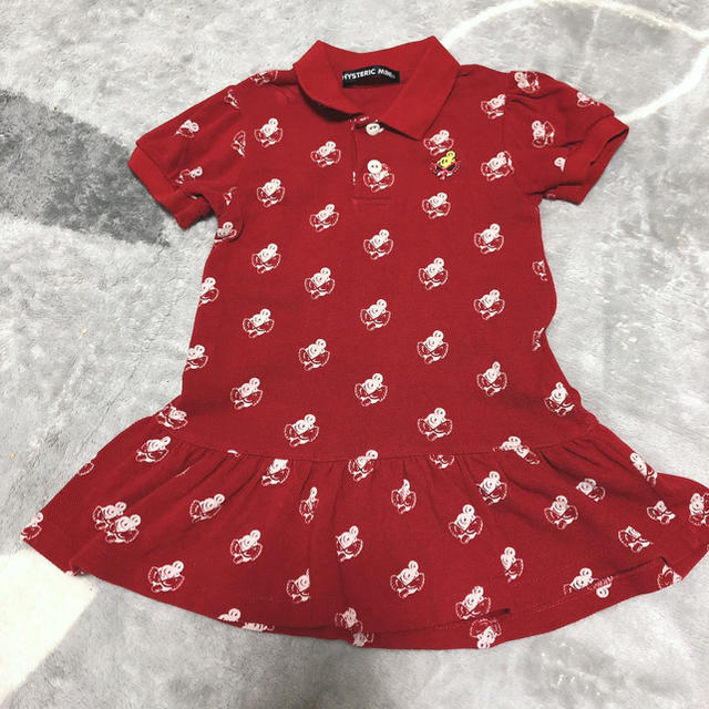 HYSTERIC MINI(ヒステリックミニ)のヒスミニ　ワンピース　新品未使用 キッズ/ベビー/マタニティのベビー服(~85cm)(ワンピース)の商品写真