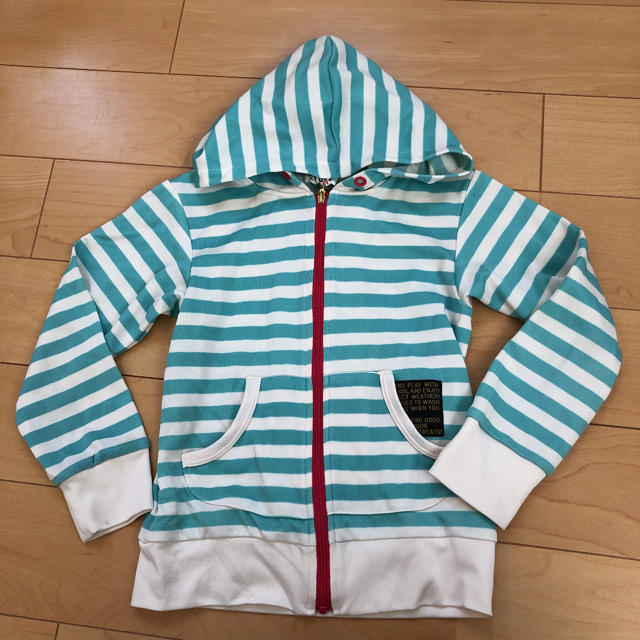 JUNK STORE(ジャンクストアー)のbreeze☆パーカー110 キッズ/ベビー/マタニティのキッズ服女の子用(90cm~)(カーディガン)の商品写真