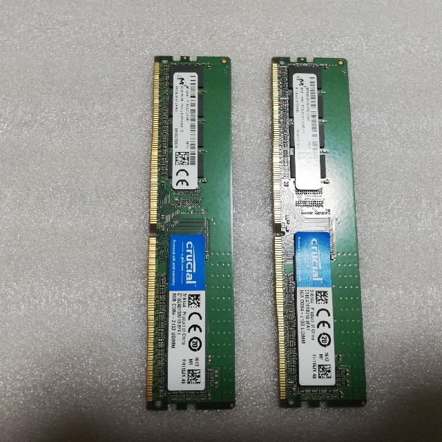 スマホ/家電/カメラクルーシャル　DDR4　８GB×2