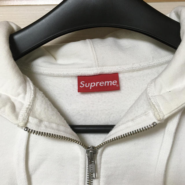 Supreme  Bone Zip Up Sweatshirt white 白