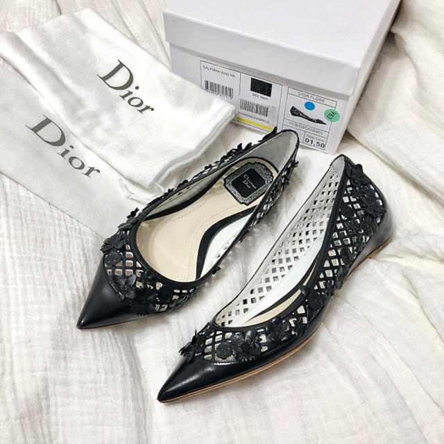 Christian Dior - Dior 希少！フローラ 36 23cm 箱付 フラットシューズ