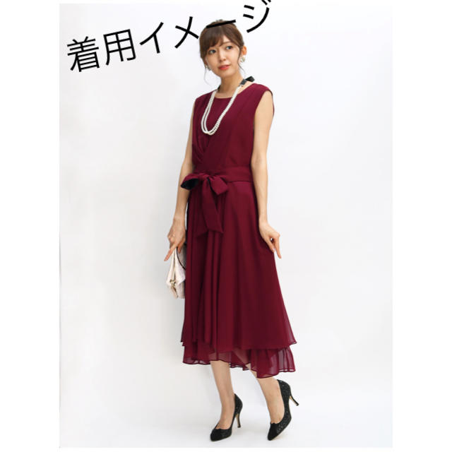 新品タグ付き✳定価22800円 リルフェテ ドレス ワンピース  異素材 日本製