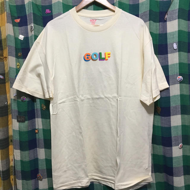 golf wang ロゴ tee クリーム xl