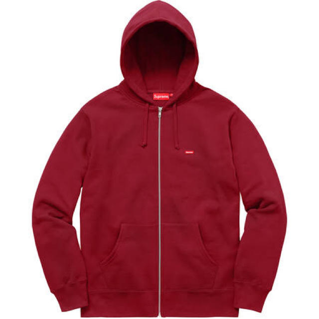 Supreme(シュプリーム)の新品supreme small box zip sweat cardinal M メンズのトップス(パーカー)の商品写真