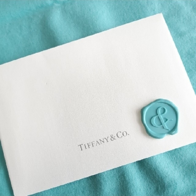 Tiffany & Co.(ティファニー)のティファニー シール 封筒 セット 正規品 ハンドメイドの文具/ステーショナリー(カード/レター/ラッピング)の商品写真