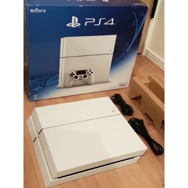 PS4 500GB グレイシャーホワイト - 家庭用ゲーム機本体