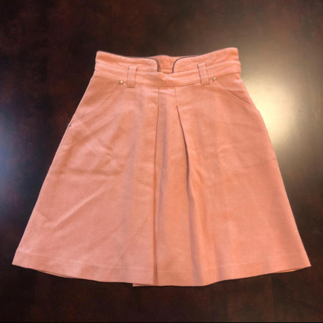 MISCH MASCH(ミッシュマッシュ)のミッシュマッシュ スカート サーモンピンク  レディースのスカート(ひざ丈スカート)の商品写真