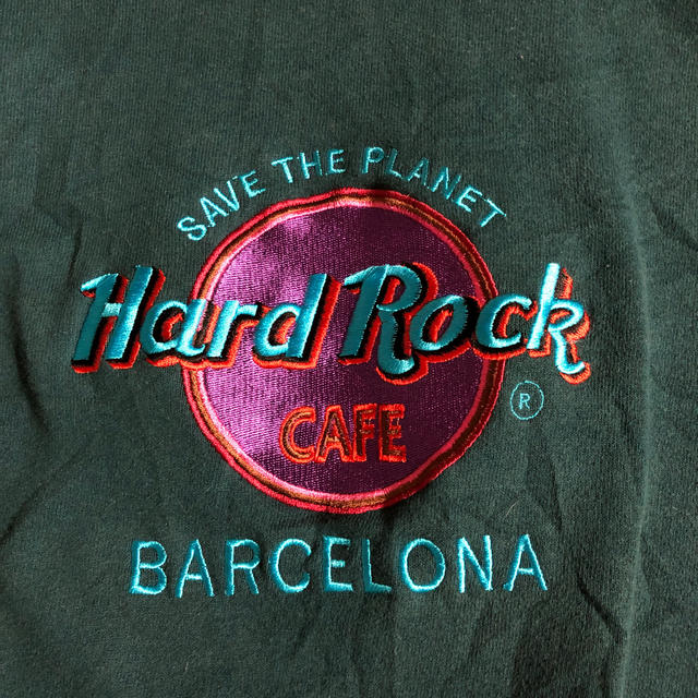 希少カラー ハードロックカフェ hard rock cafe トレーナー 刺繍 希少カラー ハードロックカフェ hard rock cafe トレーナー 刺繍