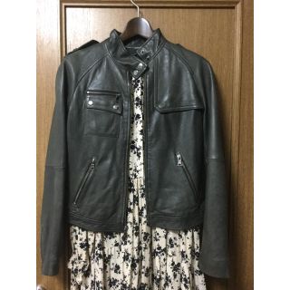 トゥモローランド(TOMORROWLAND)の❣️レザージャケット❣️Bananarepublic❣️バナナリパブリック❣️(ライダースジャケット)