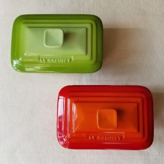 ルクルーゼ(LE CREUSET)のLE CREUSET ル・クルーゼ　ラムカン　レクタンギュラー 2個セット(食器)