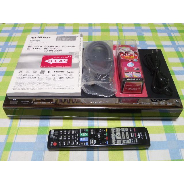 SHARP - 動作保証　HDD新品　AQUOS　ブルーレイレコーダー　BD-W550