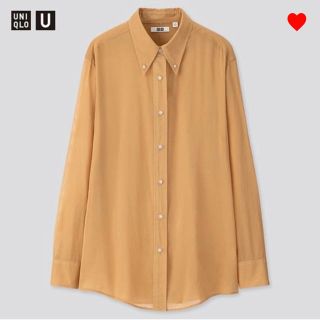 ユニクロ(UNIQLO)のボタンダウンシャツ ユニクロユー(Tシャツ(長袖/七分))