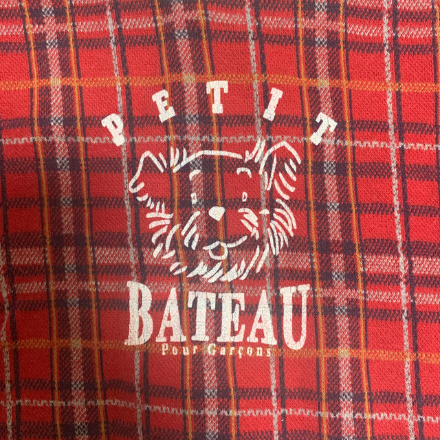 PETIT BATEAU(プチバトー)のプチバトー★2019年12月購入★12M74センチ★チェック★タータンチェック キッズ/ベビー/マタニティのベビー服(~85cm)(トレーナー)の商品写真