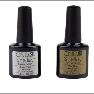 シーエヌディー(CND)のシェラック ベース&トップコート◆セット価(ネイルトップコート/ベースコート)