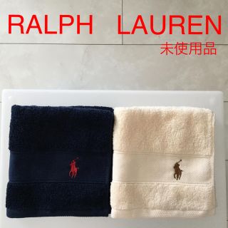 ラルフローレン(Ralph Lauren)の🏇RALPH　LAUREN 🏇ウオッシュタオル　２枚(タオル/バス用品)